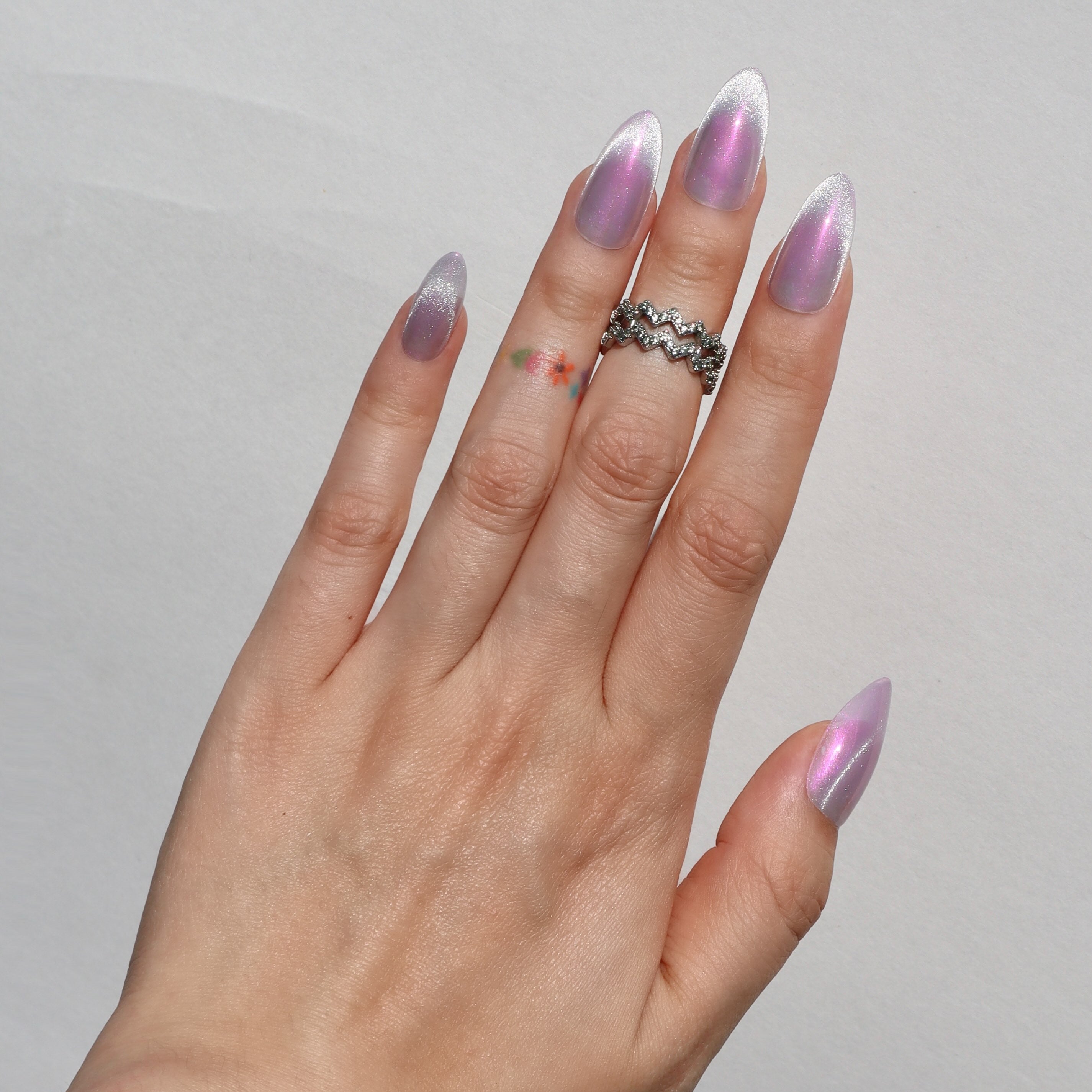 Cosmic Energy - Medium Almond Press-Ons | Nail Reformation