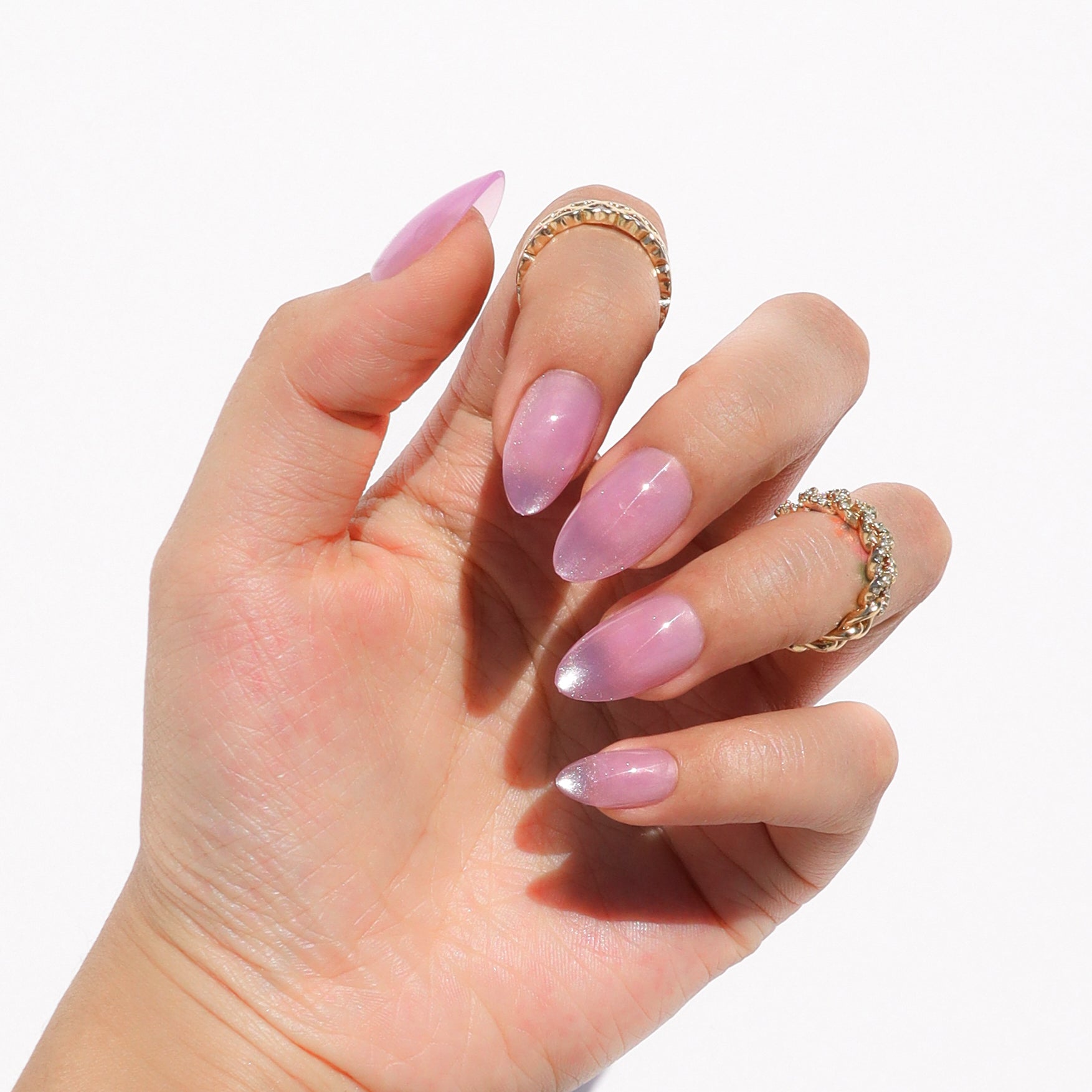 Cosmic Grape - Short Almond Press-Ons | Nail Reformation
