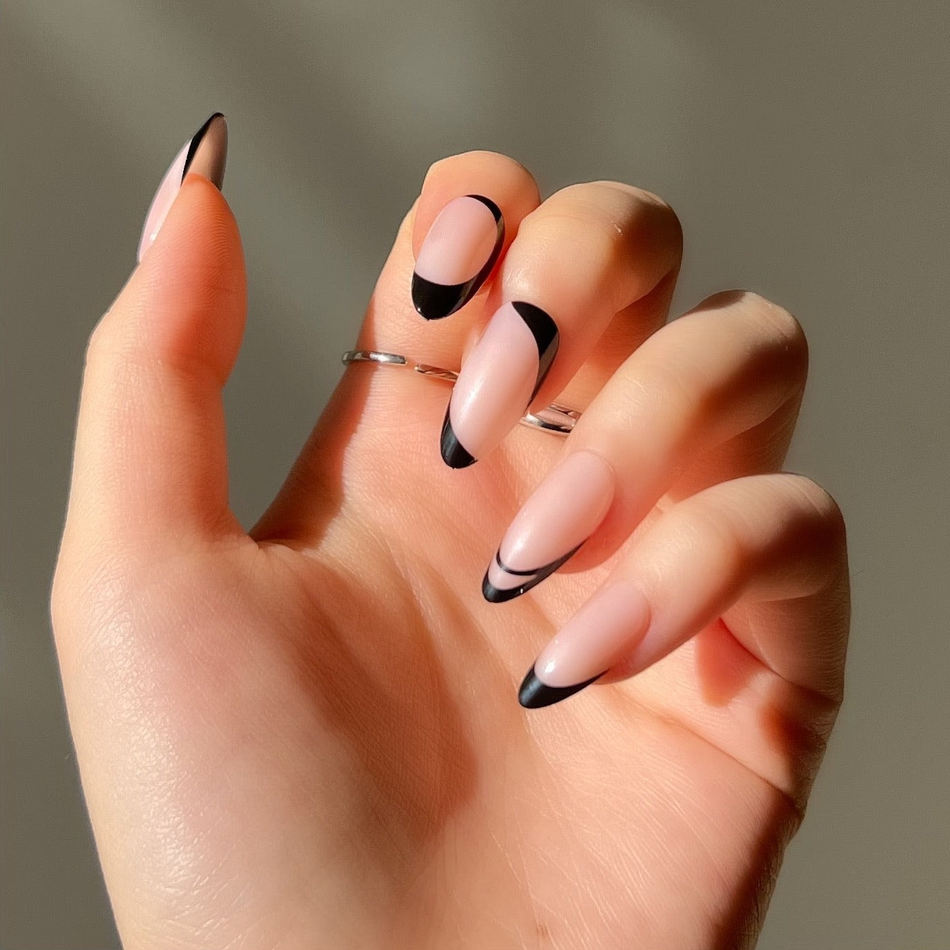 baby pink nails acrylic