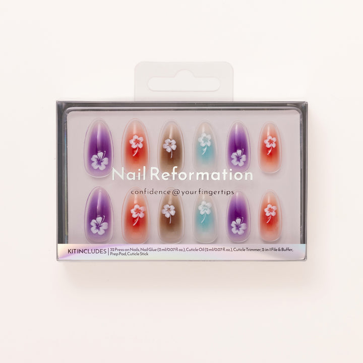 Elegant Pastel Nail Fade