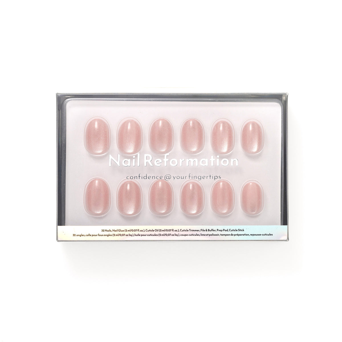 Pink Ribbon Nail Ribbon Pink Ribbon - Press-On Toenails | Nail Reformation