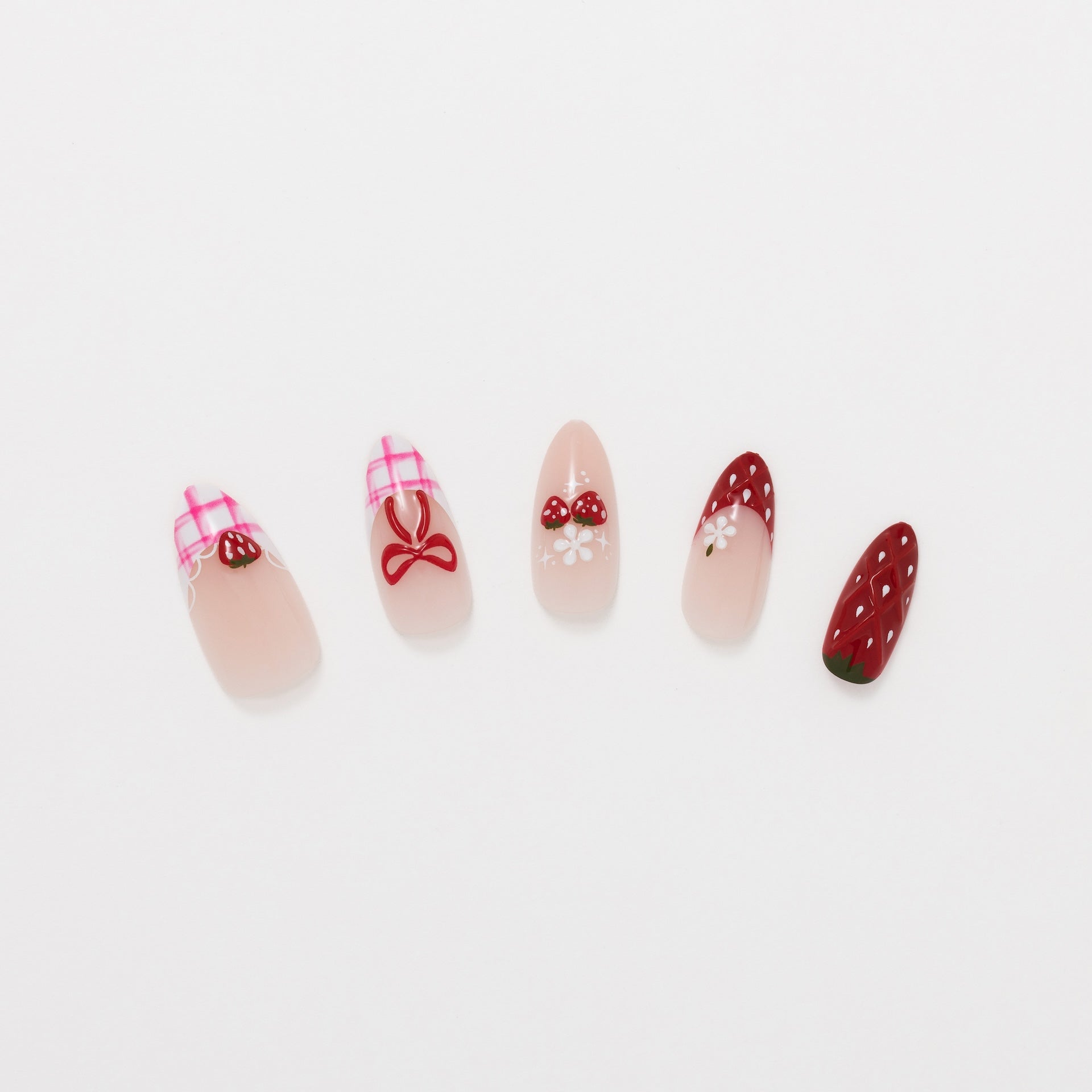 Picnic Basket - Medium Almond Press-Ons | Nail Reformation