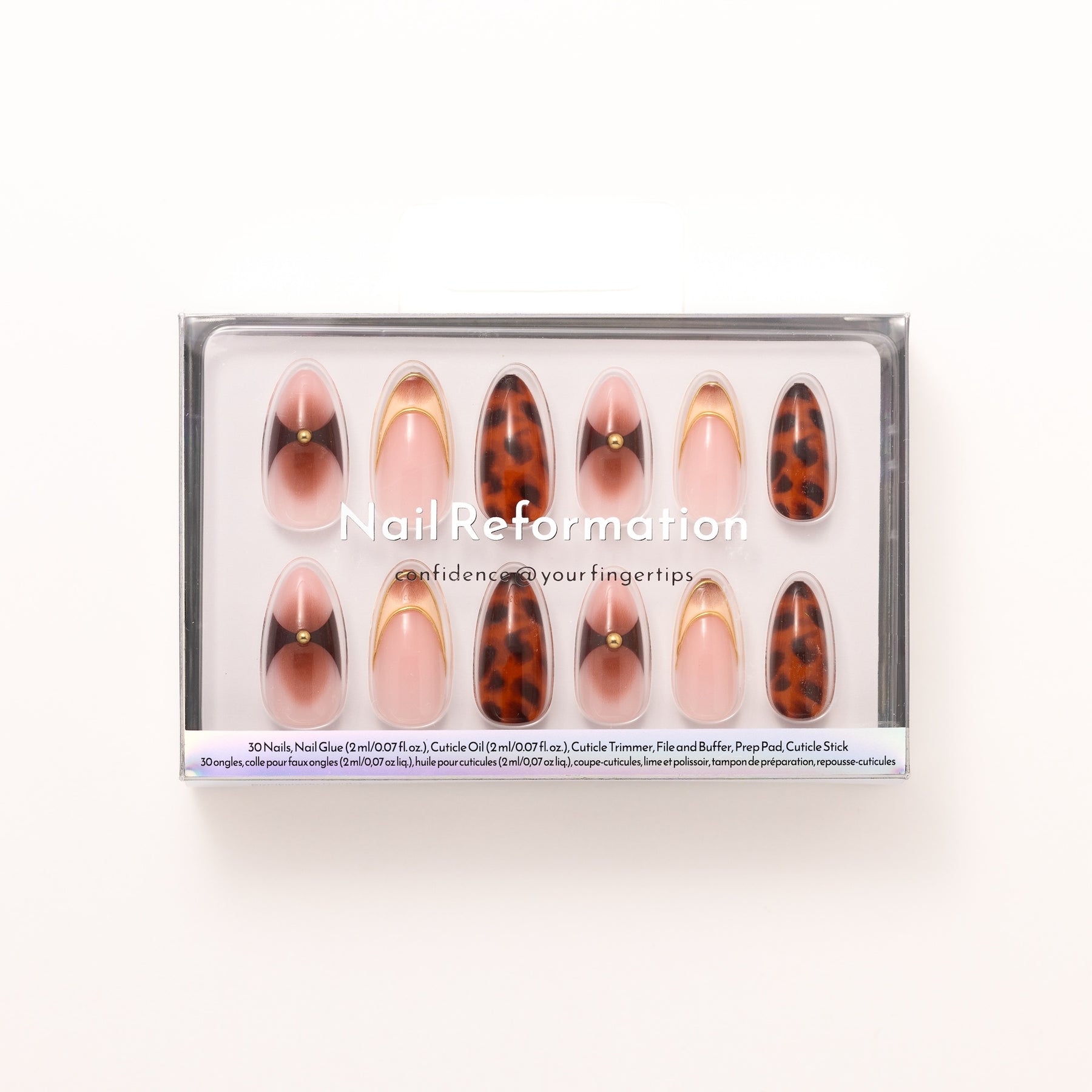 Turtle Tips Nails Turtle Pie β Medium Almond Press-On Nails | Nail Reformation