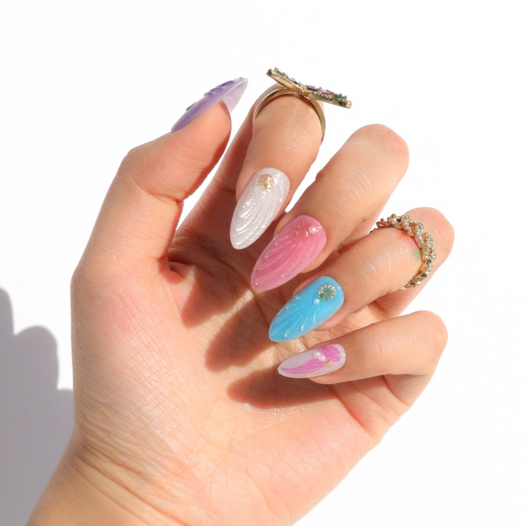 Arctic Aura - Press-On Toenails | Nail Reformation
