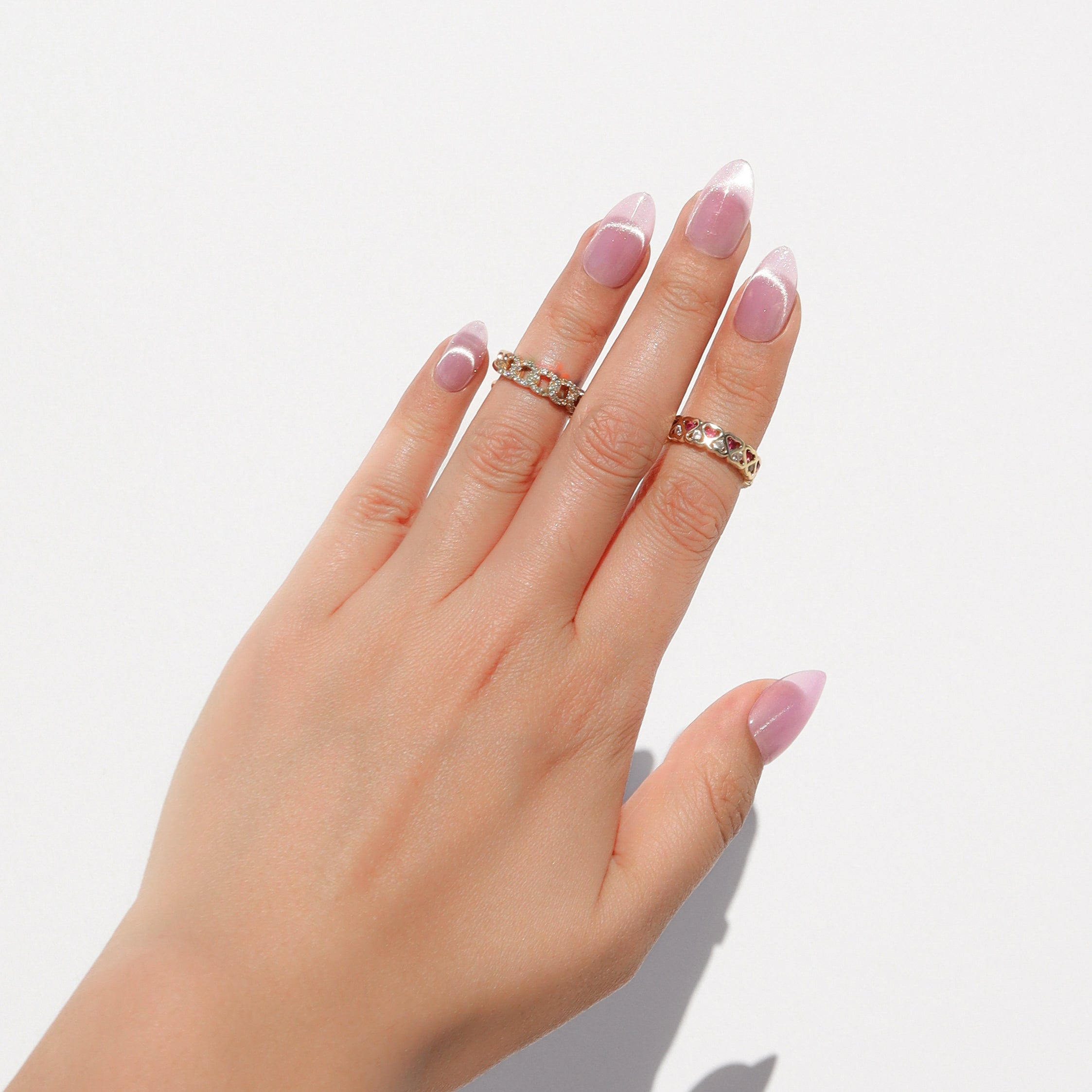 Cosmic Grape - Short Almond Press-Ons | Nail Reformation