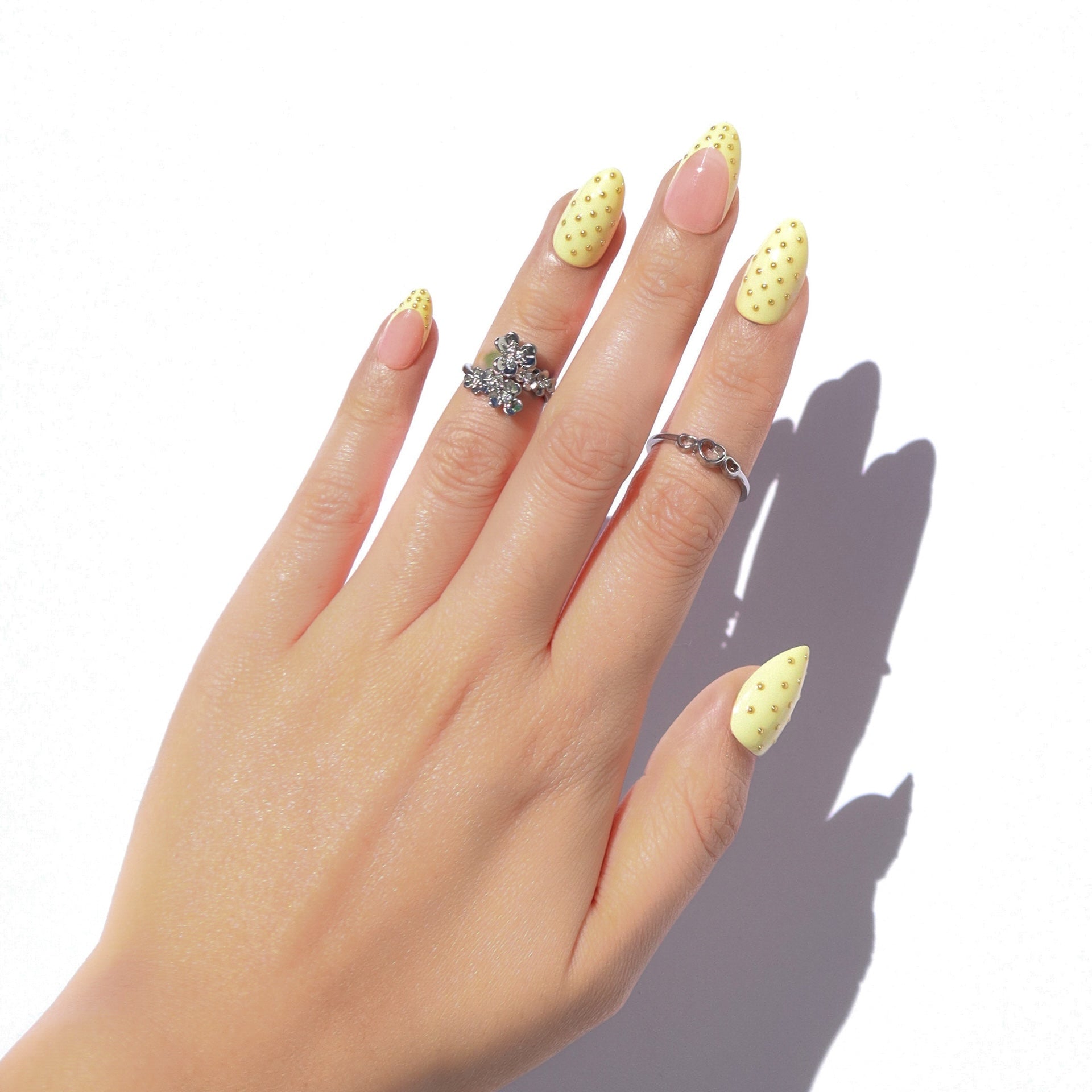 Lemon Poppyseed - Short Almond Press-Ons | Nail Reformation